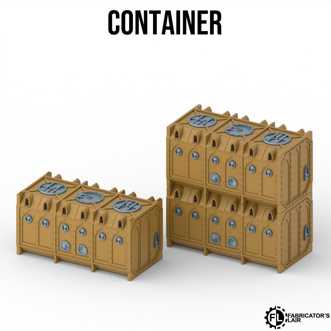 Set de Décors Gothiques Pliables Compatible Warhammer 40K 11e Edition : Table Complète (26 pièces)