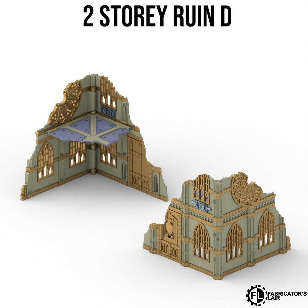 Set de Décors Gothiques Pliables - Table Complète Optimisée pour 40K 11e Edition