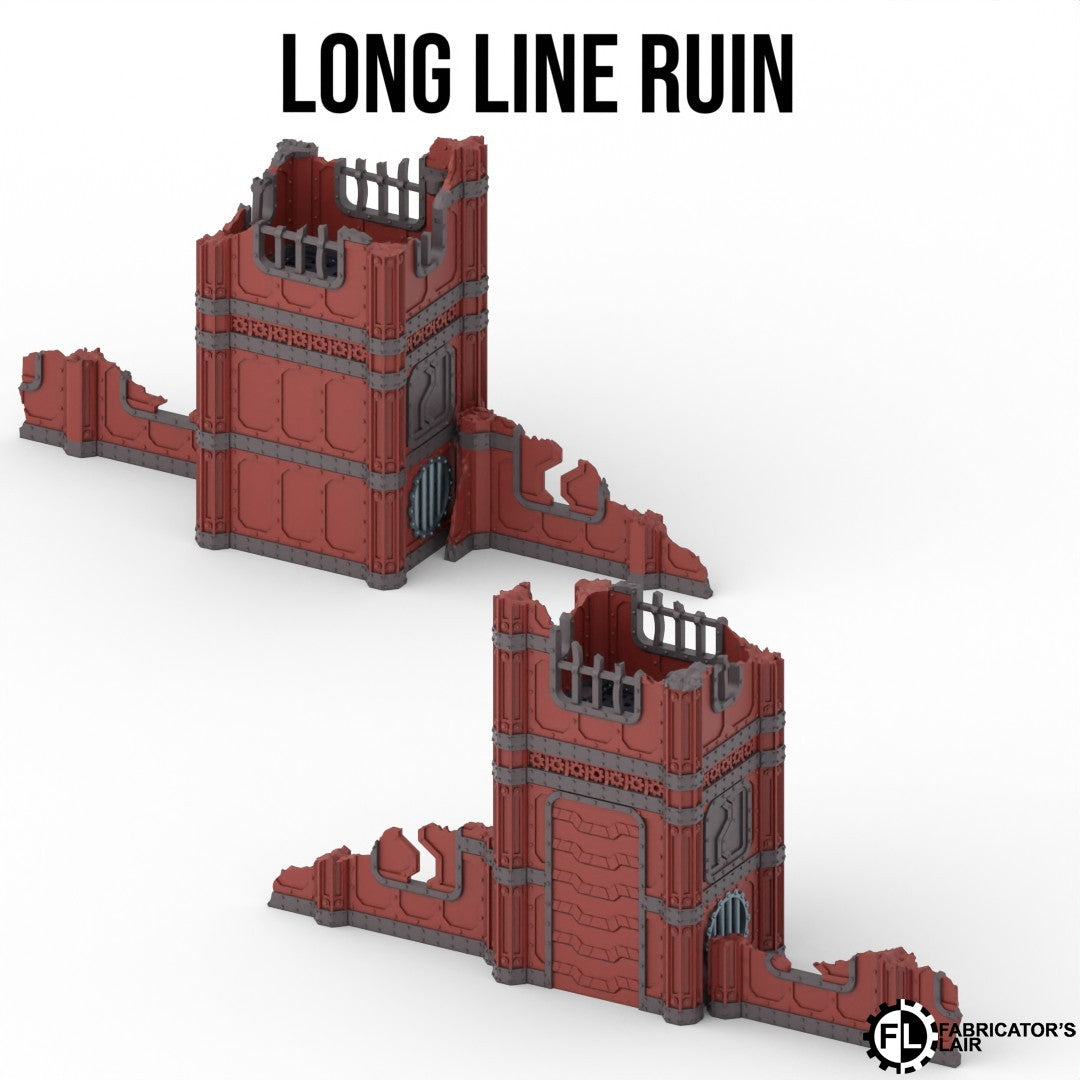 Set de Décors Industriels Pliables - Table Complète Optimisée pour 40K 11e Edition