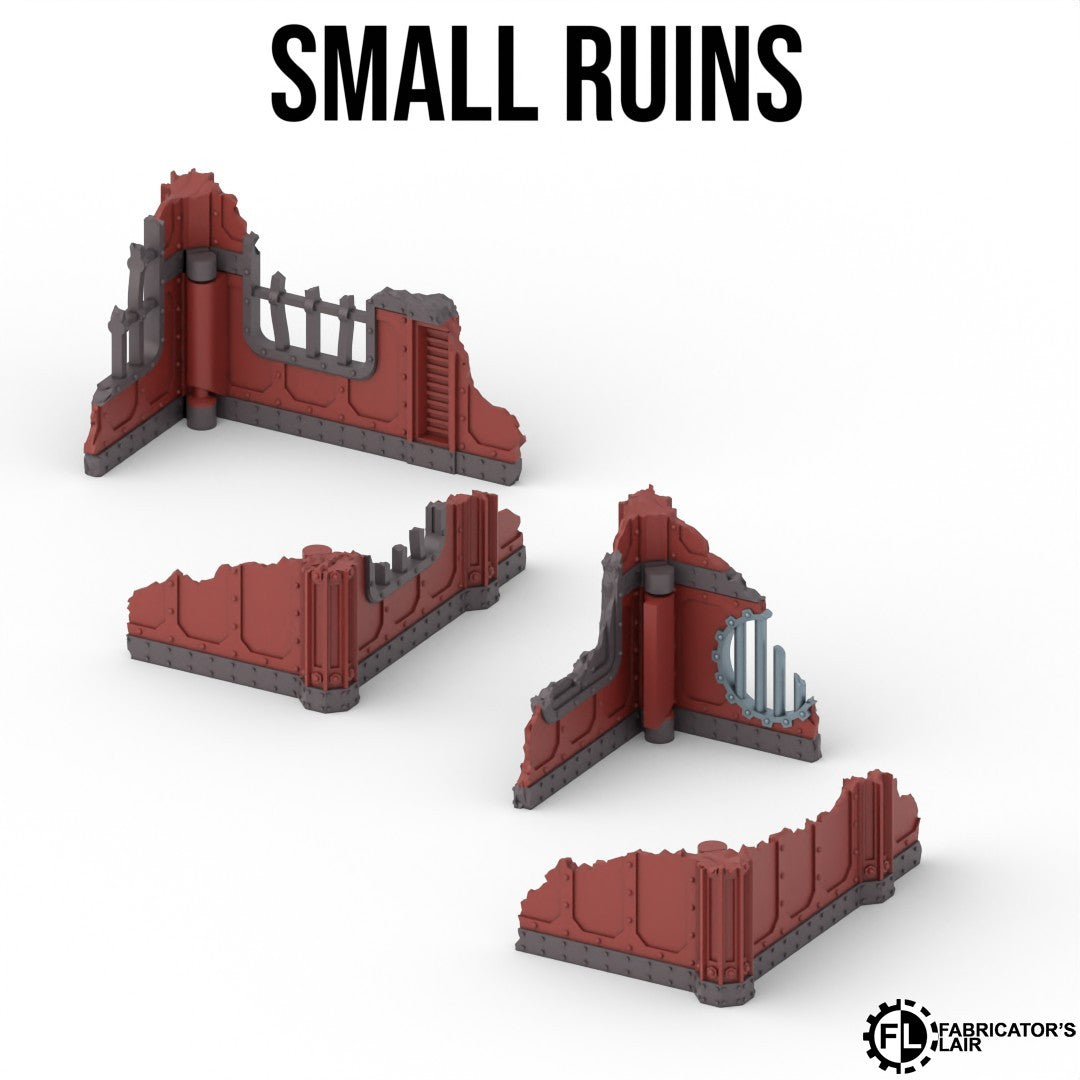 Set de Décors Industriels Pliables - Table Complète Optimisée pour 40K 11e Edition