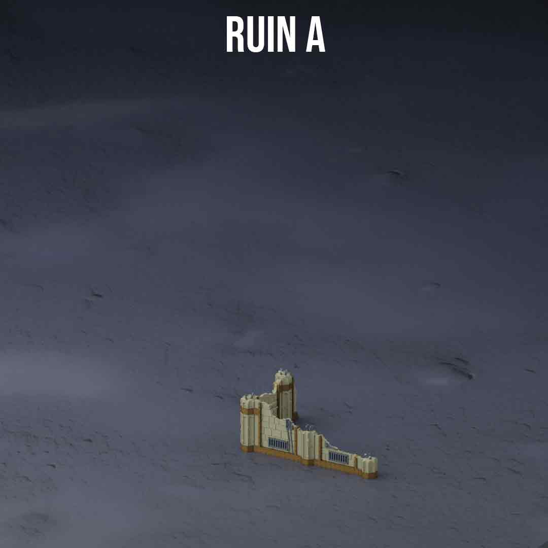 Gothic Sector Templaris - Lot de 6 petites ruines compétitives