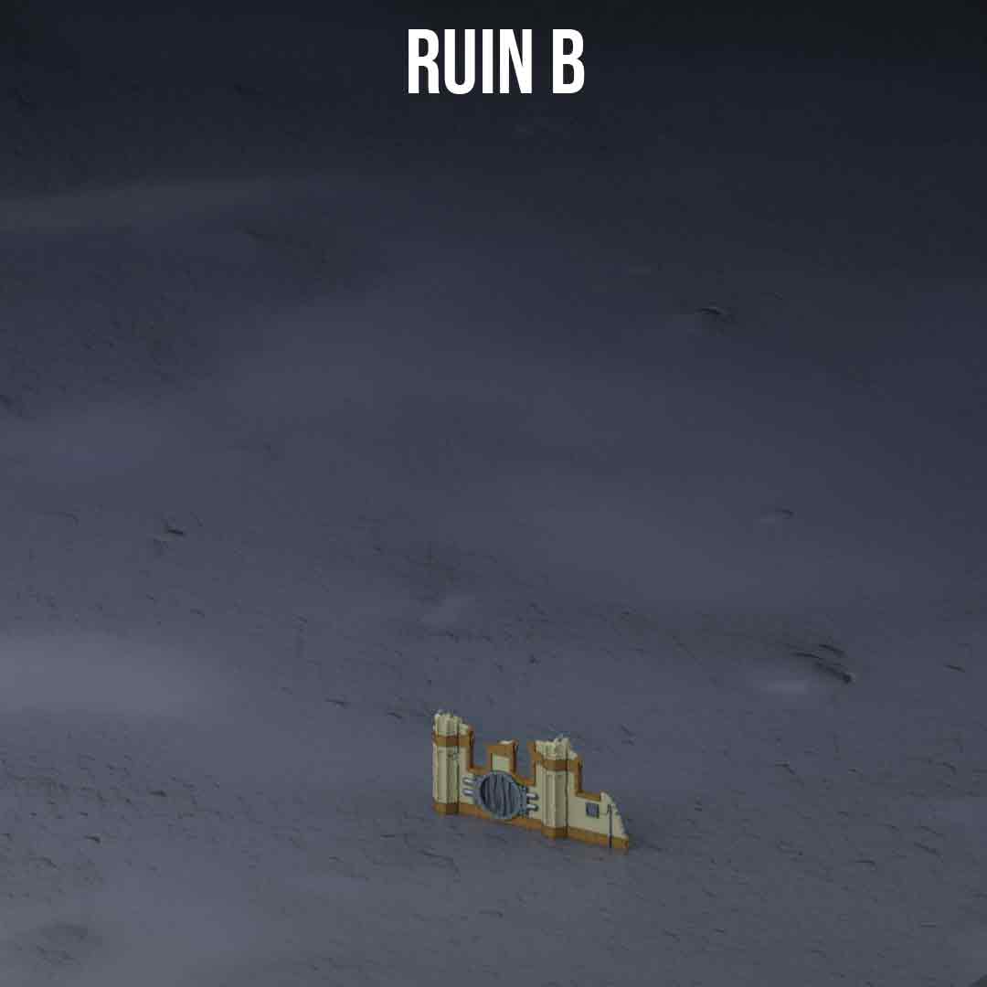 Gothic Sector Templaris - Lot de 6 petites ruines compétitives